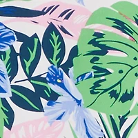 Floral Graphic Print Empire Waist Maxi Dress