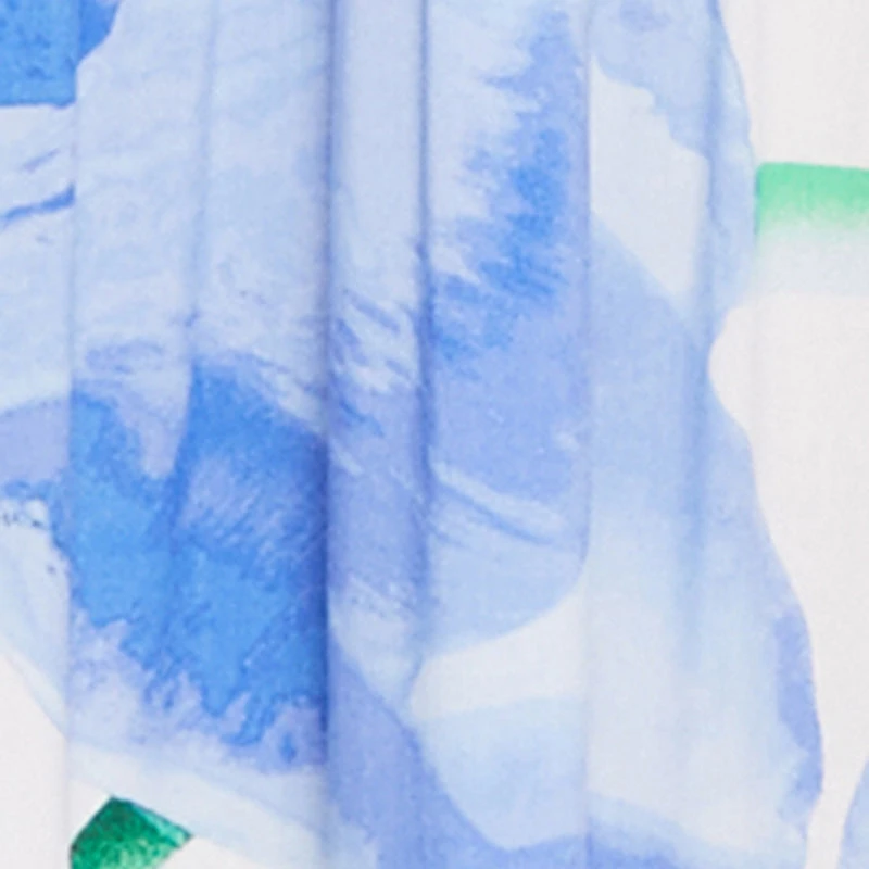 Floral Square Neck Tiered Midi Dress