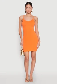 Scoop Neck Cami Mini Dress