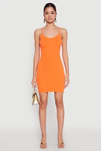 Scoop Neck Cami Mini Dress