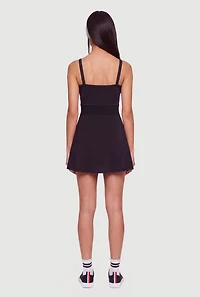 Solid Lined Cami Tennis Dress