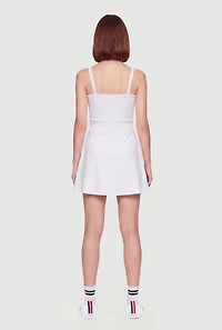 Solid Lined Cami Tennis Dress