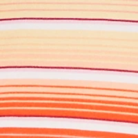 Striped Hooded Sleeveless Midi Dress