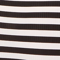 Striped Scoop Neck Slit Back Maxi Dress