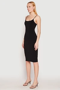 Tie Back Bodycon Midi Dress