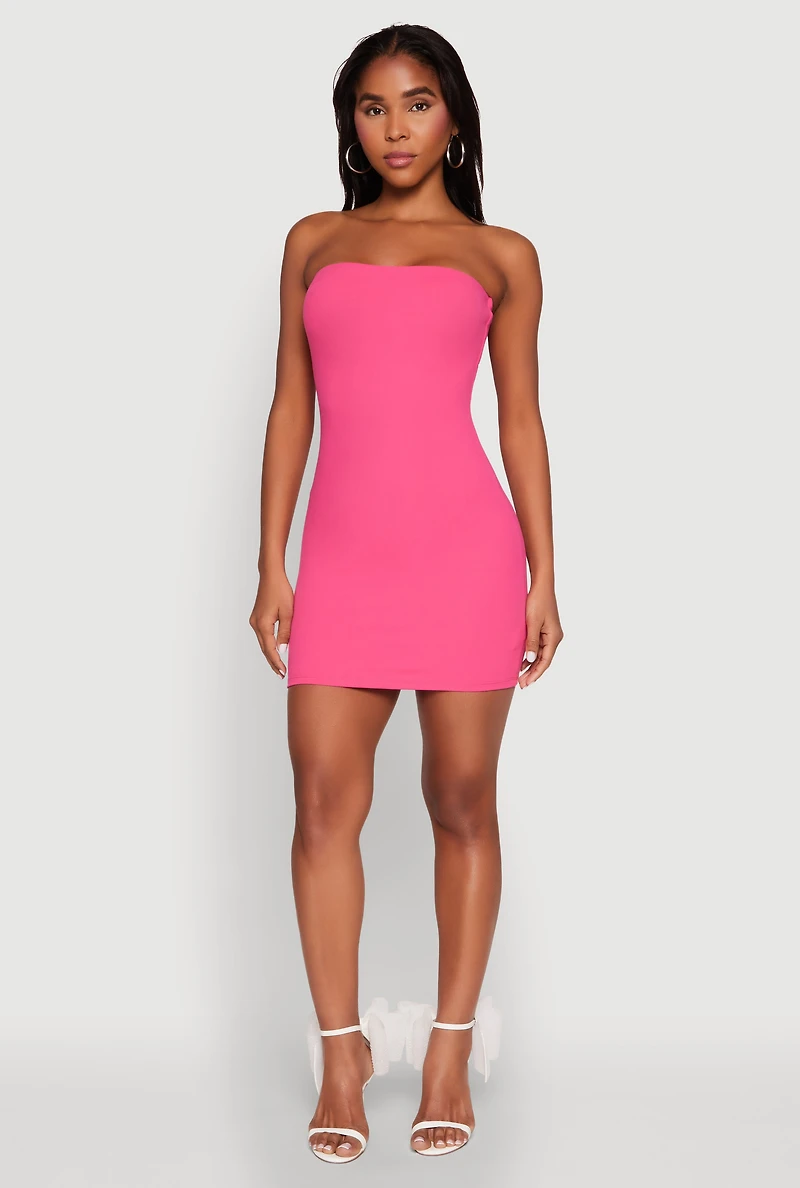 Womens Mini Tube Dress, S