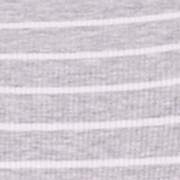 Striped Rib Knit Tank Midi Dress