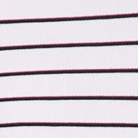 Striped Rib Knit Tank Midi Dress