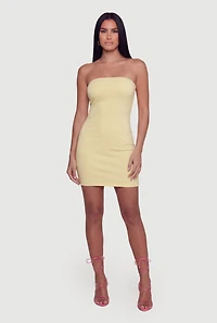 Solid Mini Tube Dress