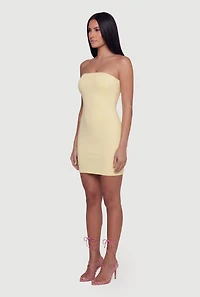 Solid Mini Tube Dress