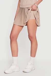 Sleeveless Hooded Mini Skater Dress