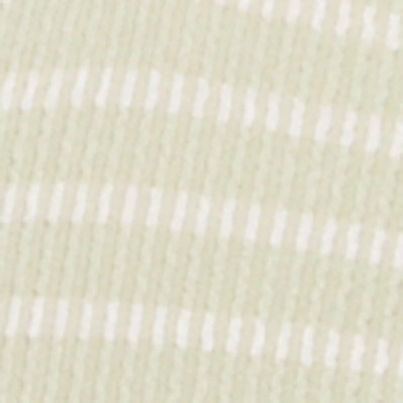 Striped Rib Knit Twist Front Tube Dress