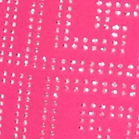 Greek Key Rhinestone Mini Dress