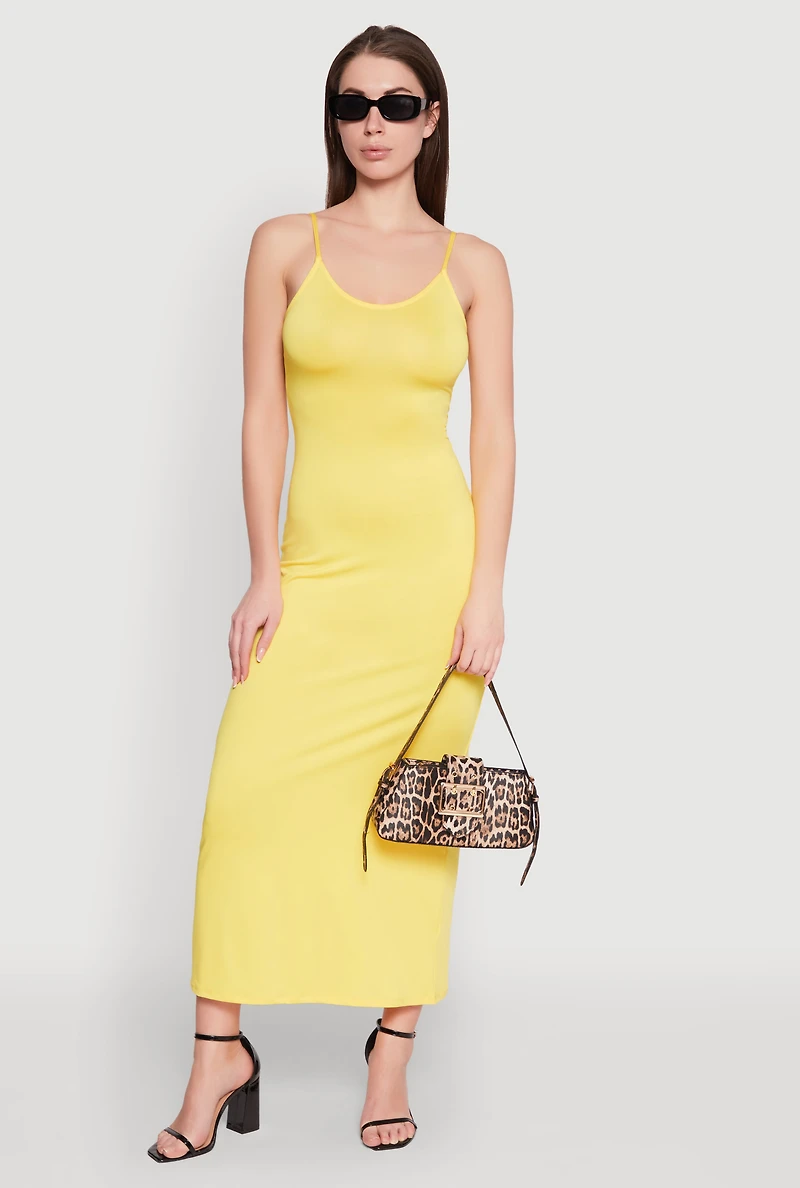 Scoop Neck Cami Maxi Dress