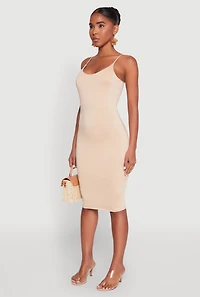 Womens Scoop Neck Cami Dress,