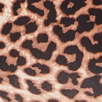 Leopard Print T Shirt Dress