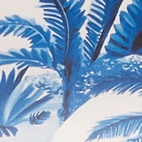 Palm Tree Tropical Print Side Cut Out Dress