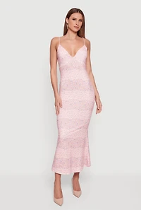 Ditsy Floral Maxi Mermaid Dress