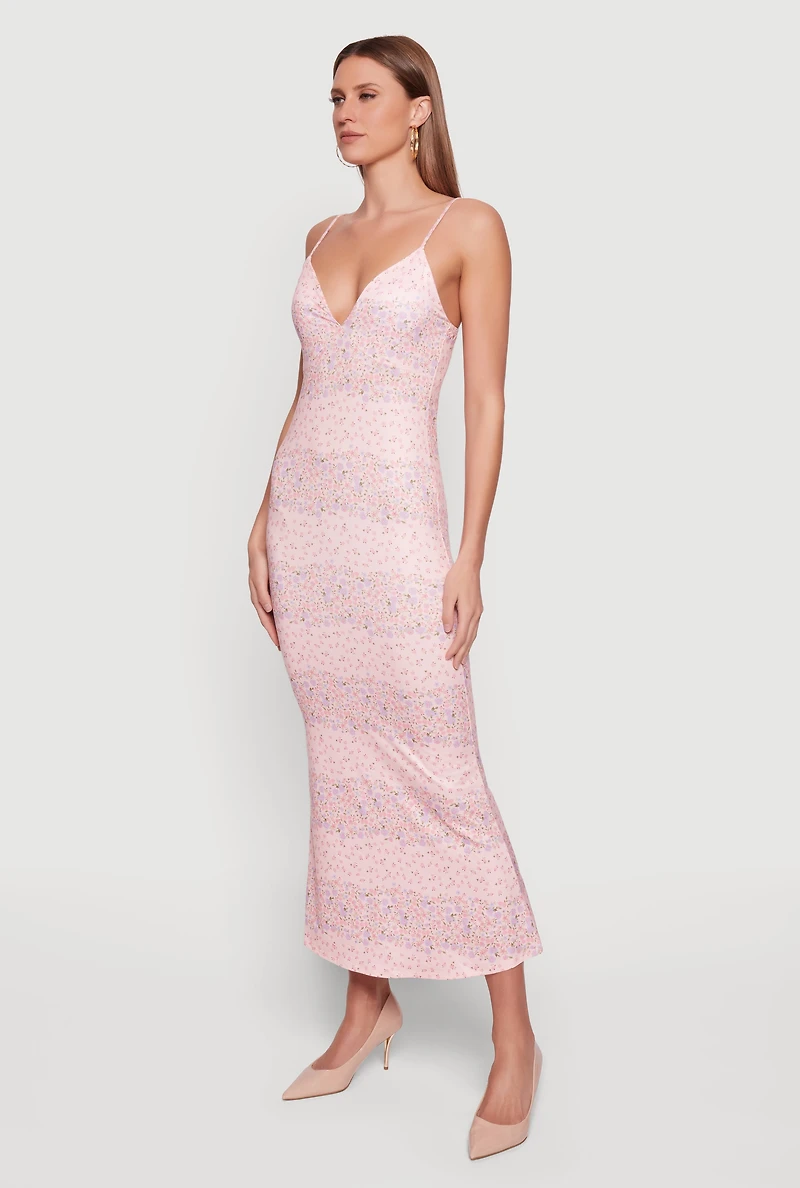 Ditsy Floral Maxi Mermaid Dress