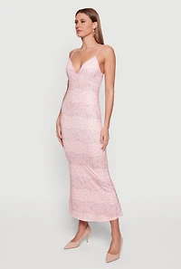 Ditsy Floral Maxi Mermaid Dress