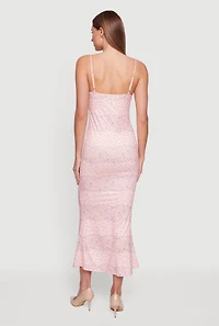 Ditsy Floral Maxi Mermaid Dress