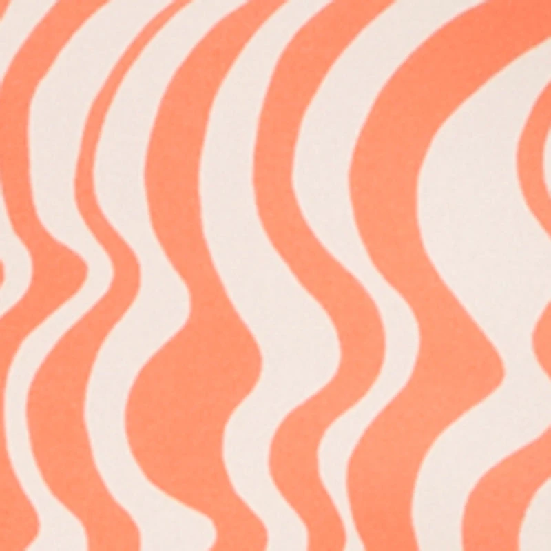 Swirl Print Drawstring Keyhole Side Maxi Dress