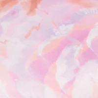 Floral Drawstring Keyhole Side Maxi Dress