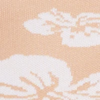 Hibiscus Flower Print Sleeveless Knit Dress