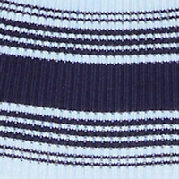 Striped Ribbed Knit Halter Mini Dress