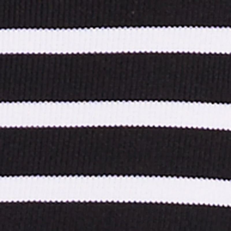 Striped Ribbed Knit Racerback Tank Midi Dress