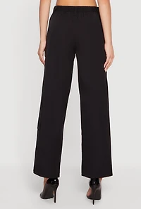 Wide Leg Cargo Pocket Pants