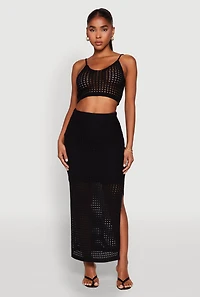 Crochet Cropped Cami