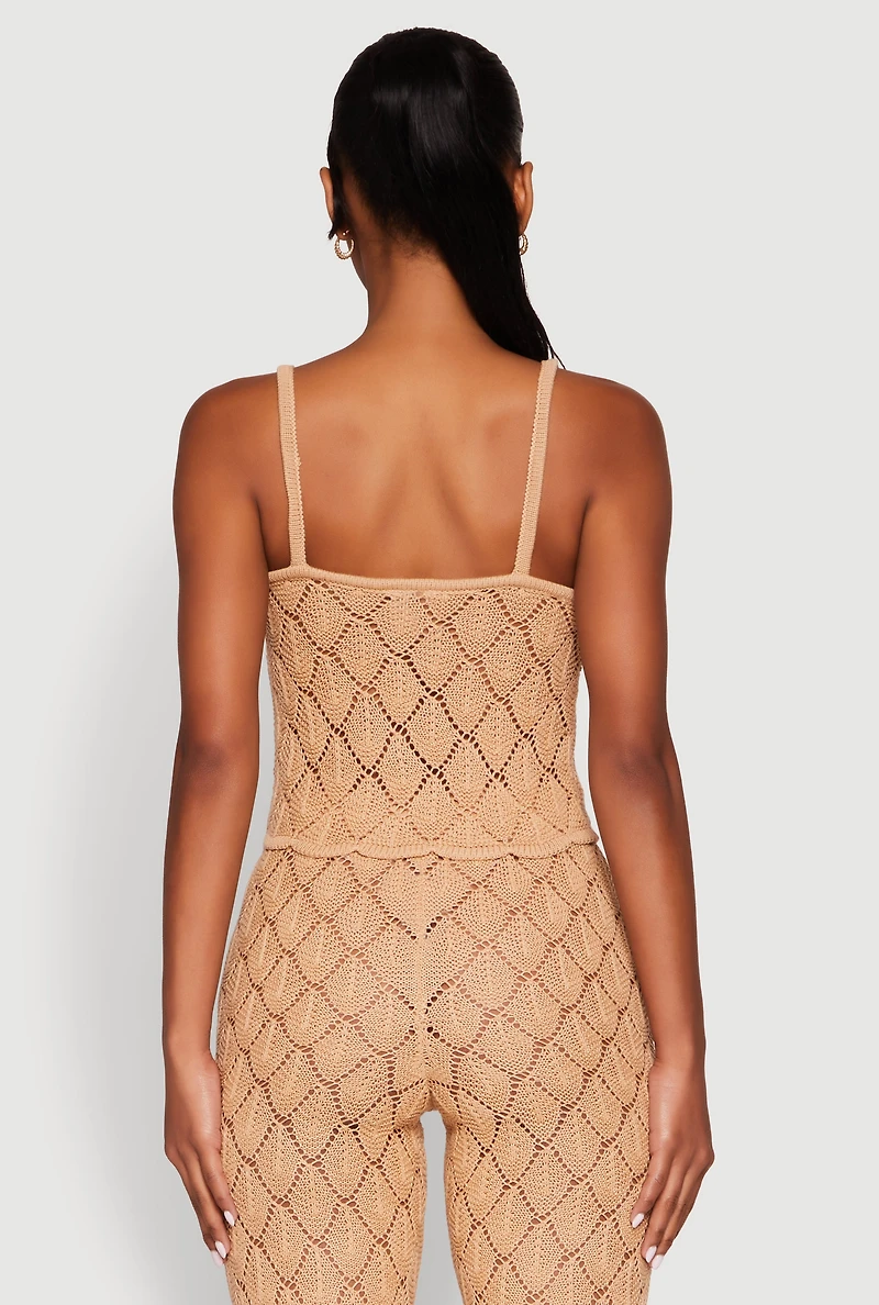 Crochet Diamond Knit Cami