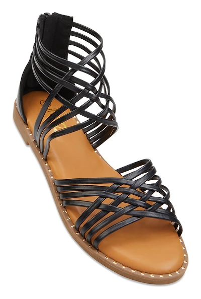 Strappy Gladiator Sandals