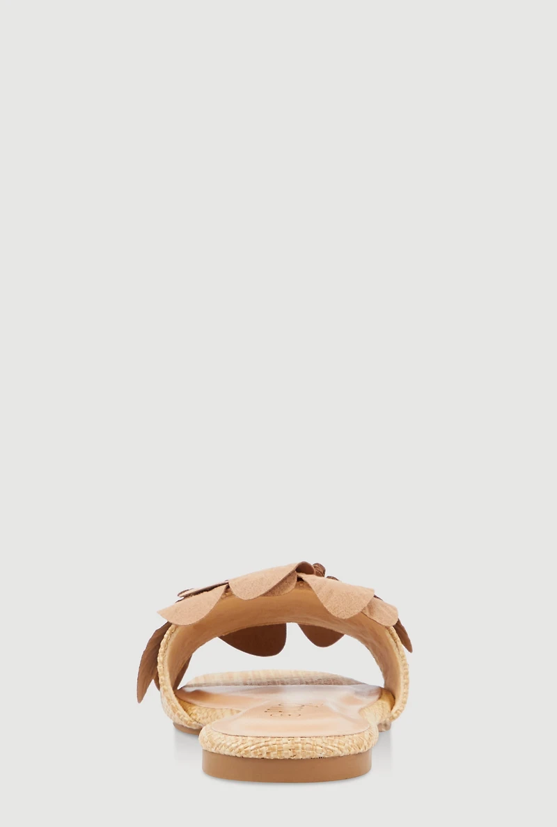 3D Flower Band Sandals