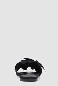 Womens 3D Flower Band Sandals,