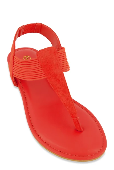 Womens Corded Thong Sandals,