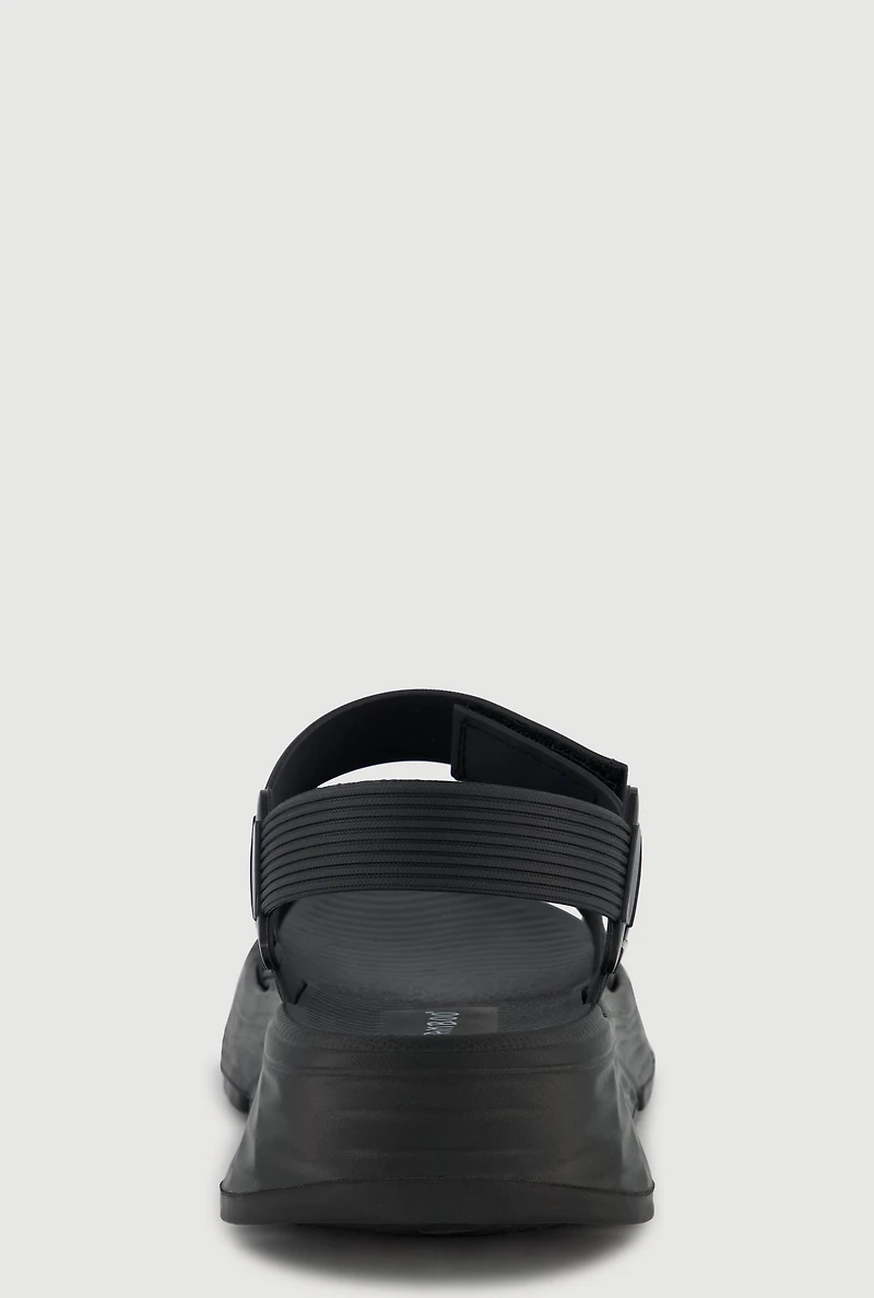Velcro Ankle Strap Platform Sandals
