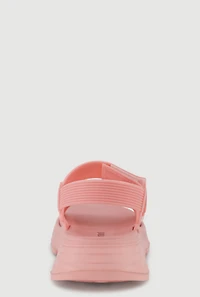 Velcro Ankle Strap Platform Sandals