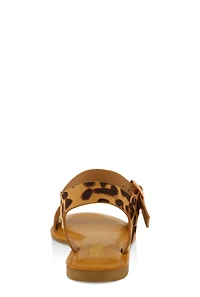 Single Band Buckle Ankle Strap Sandals