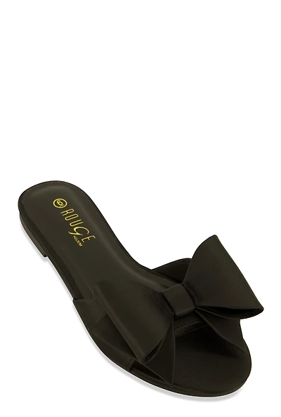 Womens Bow Slide Sandals,
