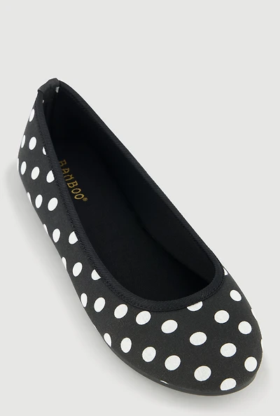 Round Toe Ballerina Flats