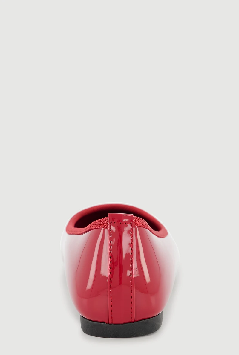 Round Toe Ballerina Flats