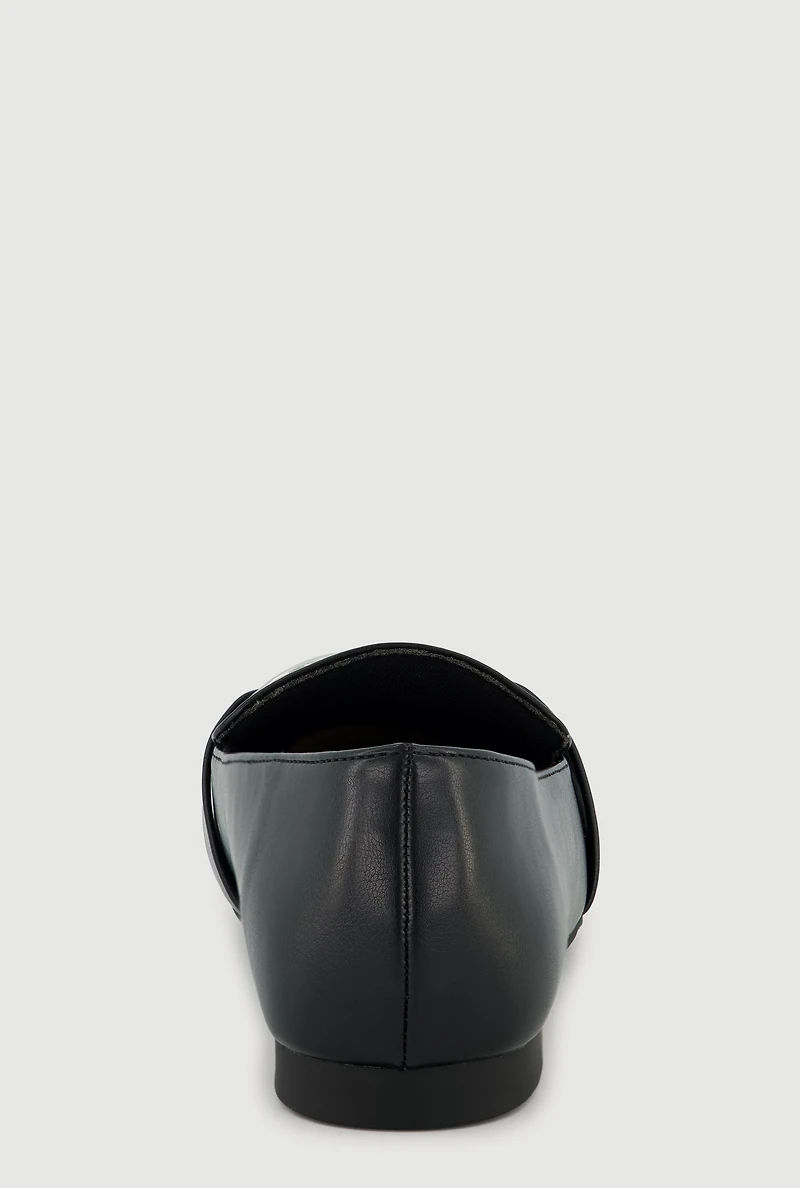 Two Tone Metallic Pendant Detail Flats