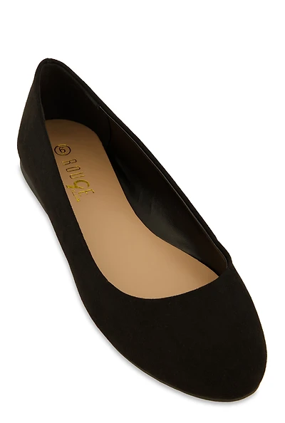 Womens Round Toe Ballet Flats,