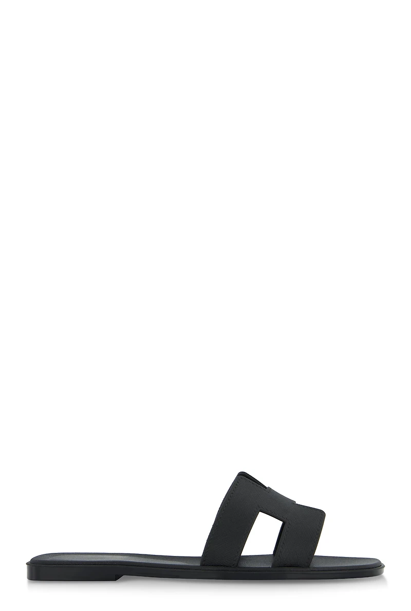 Womens Jelly H Band Slide Sandals,