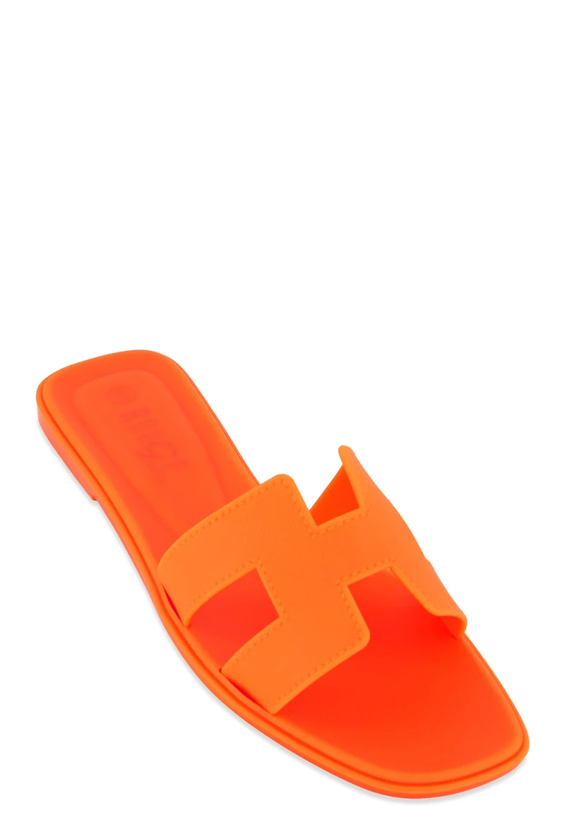 Jelly H Band Slide Sandals