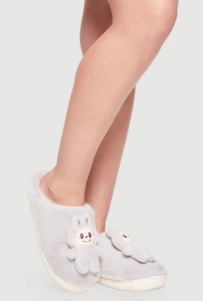 Fluffy 3D Monster Slippers