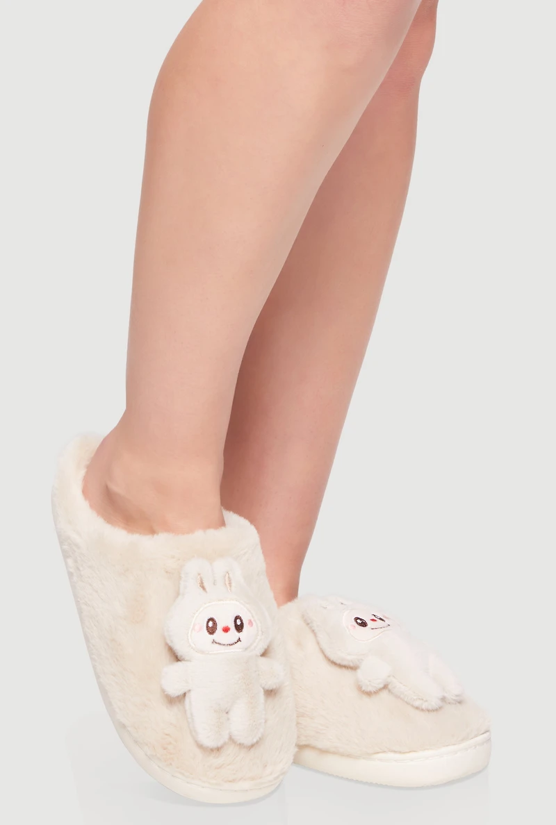 Fluffy 3D Monster Slippers
