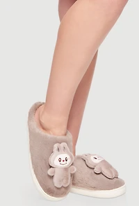 Fluffy 3D Monster Slippers
